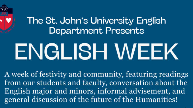 English Week Flyer